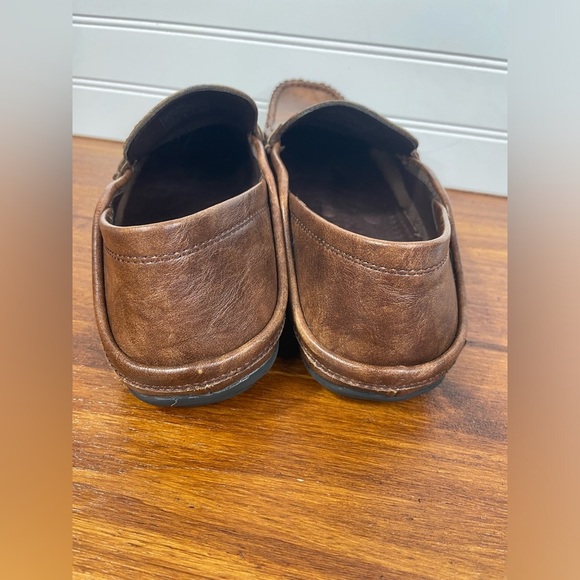 Jousen Brown Slip On Casual Lightweight Loafer Shoes Mens 9 GUC - Picture 3 of 9